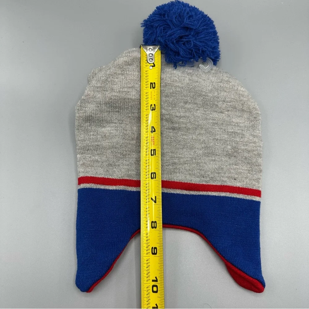 Disney Mickey Mouse Toddler Winter Hat & Mittens Set One Size Grey Blue Red